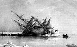 O navă scufundată în 1845 sa păstrat în stare perfectă sub apele înghețate VIDEO