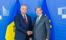 Додон приветствовал возобновление полноценного политического диалога РМ и ЕС
