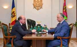 Despre ce au discutat preşedintele Moldovei şi ambasadorul Rusiei 
