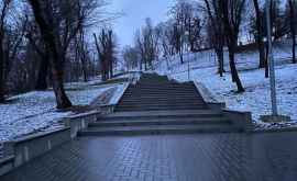 В столице идет снег Как выглядит заснеженный Кишинев ВИДЕО