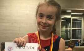 O fetiță originară din Moldova printre cele mai bune gimnaste din Germania