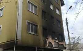 Incendiu întrun bloc din capitală Locatarii au fost evacuați FOTO