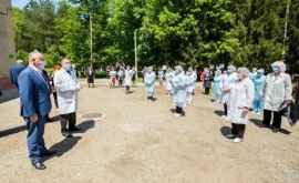 Igor Dodon a vizitat spitalul din Ștefan Vodă care a fost închis din cauza pandemiei