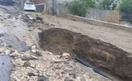 Как пострадала одна из обновляемых улиц города Кишинева ВИДЕО