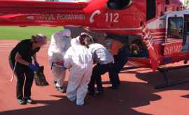 Intervenţia aeromedicală SMURD pentru un bărbat din Sîngerei 