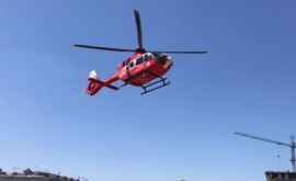 Un bărbat a fost transportat cu elicopterul SMURD la Chișinău în urma agravării stării de sănătate