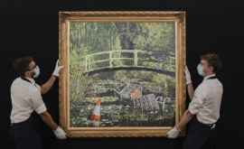 Show Me the Monet tabloul lui Banksy scos la licitație