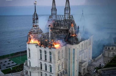 „Castelul Harry Potter” din Odesa a fost distrus