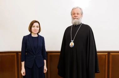 Maia Sandu s-a întîlnit cu Înaltpreasfințitul Vladimir, Mitropolit al Chișinăului și al Întregii Moldove