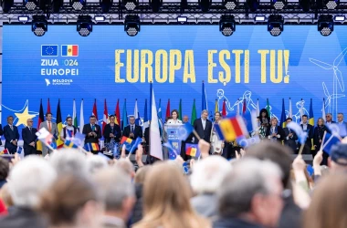 Dorin Recean: Sărbătorim unitatea europeană, pacea și democrația