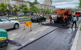 На каких дорогах Кишинева продолжаются ремонтные работы